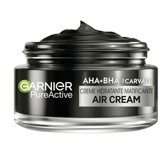 garnier pure active crema aha + bha + carbon
