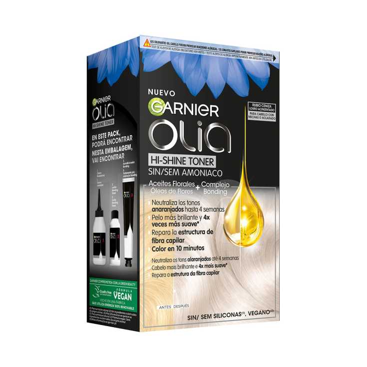 olia hi-shine toner neutralizador tonos indeseados rubio ceniza n-9.1