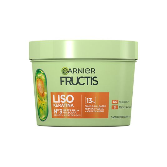 fructis acondicionador liso keratina 370ml