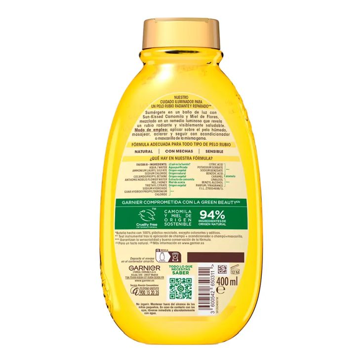 original remedies champu camomila 400ml