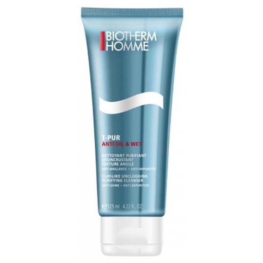 biotherm homme t-pur anti oil & wet limpiador purificador 125ml biotherm homme t-pur anti oil & wet limpiador purificador 125ml