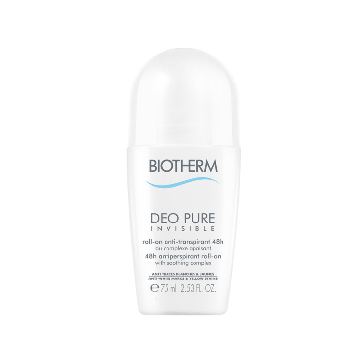 biotherm deo pure invisible desodorante roll-on 75ml biotherm deo pure invisible desodorante roll-on 75ml