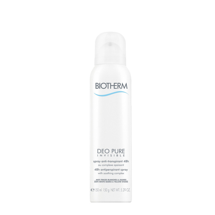 biotherm deo pure invisible desodorante 48h anti-transpirante spray 150ml biotherm deo pure invisible desodorante 48h anti-transpirante spray 150ml