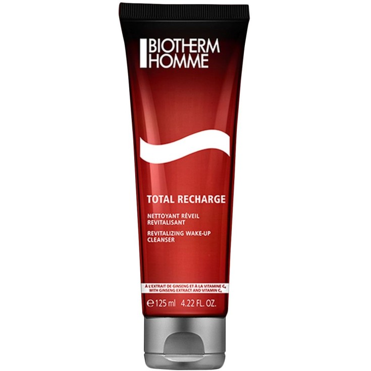 biotherm homme total recharge cleanser 125ml biotherm homme total recharge cleanser 125ml