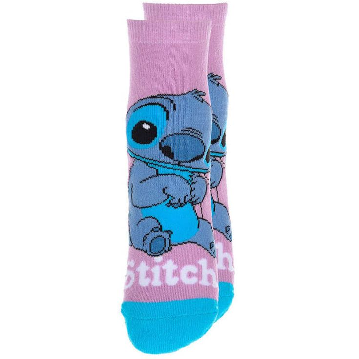 stich calcetines antideslizantes morado stich calcetines antideslizantes morado