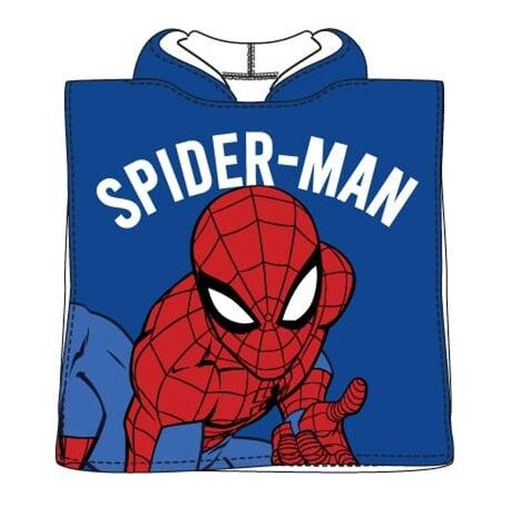 poncho playa microfibra spiderman poncho playa microfibra spiderman
