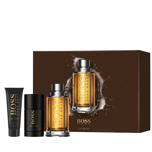 hugo boss the scent for him eau de toilette set de regalo 3 piezas hugo boss the scent for him eau de toilette set de regalo 3 piezas