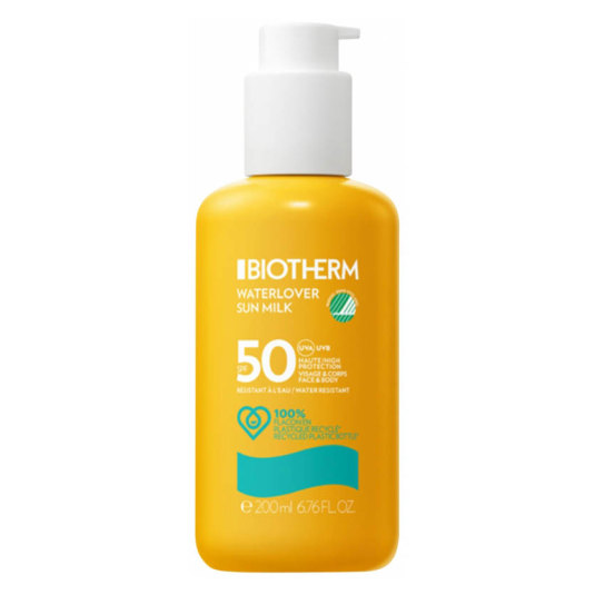 biotherm waterlover sun milk leche solar spf50+ 200ml