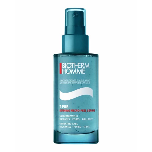 biotherm homme t-pur feeling redifining micro-pell sérum facial hidratante 50ml biotherm homme t-pur feeling redifining micro-pell sérum facial hidratante 50ml