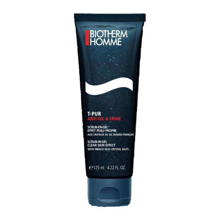 biotherm homme t-pur anti-oil shine gel exfoliante 125ml biotherm homme t-pur anti-oil shine gel exfoliante 125ml