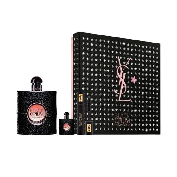 Yves Saint Laurent Black Opium eau de parfum cofre regalo 3 piezas Yves Saint Laurent Black Opium eau de parfum cofre regalo 3 piezas