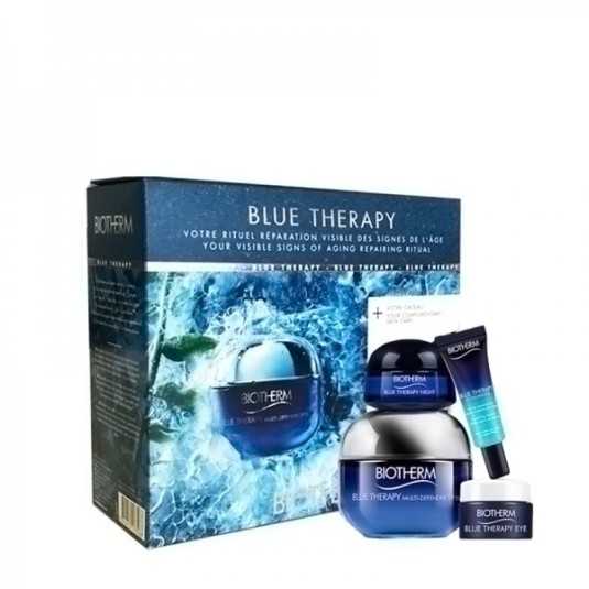 biotherm blue therapy multidefender crema día 50ml set regalo 4 piezas biotherm blue therapy multidefender crema día 50ml set regalo 4 piezas