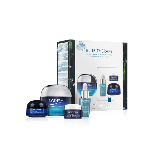 biotherm blue therapy accelerated crema sedosa reparadora antiedad 50ml set regalo 4 pieza biotherm blue therapy accelerated crema sedosa reparadora antiedad 50ml set regalo 4 pieza
