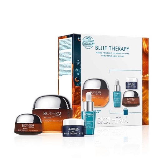 biotherm blue therapy amber algae crema 50ml set regalo 4 piezas biotherm blue therapy amber algae crema 50ml set regalo 4 piezas