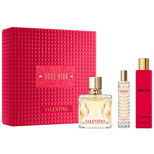 valentino voce viva eau de parfum for her 100ml cofre 3 piezas valentino voce viva eau de parfum for her 100ml cofre 3 piezas