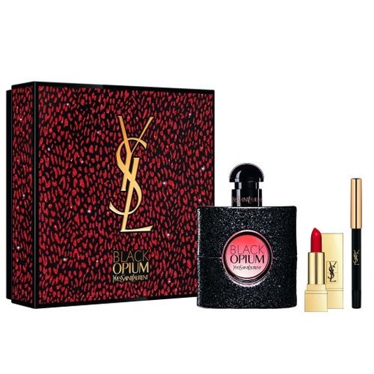 yves saint laurent black opium eau de parfum 50ml cofre 3 piezas yves saint laurent black opium eau de parfum 50ml cofre 3 piezas
