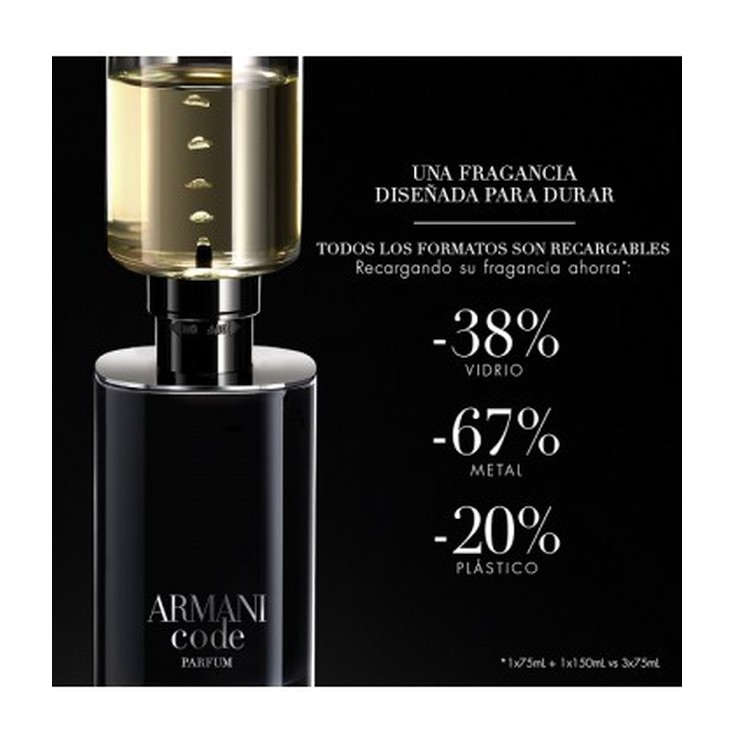 giorgio armani code le parfum recarga 150ml