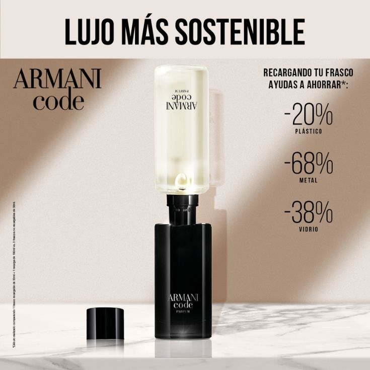 giorgio armani code le parfum recarga 150ml