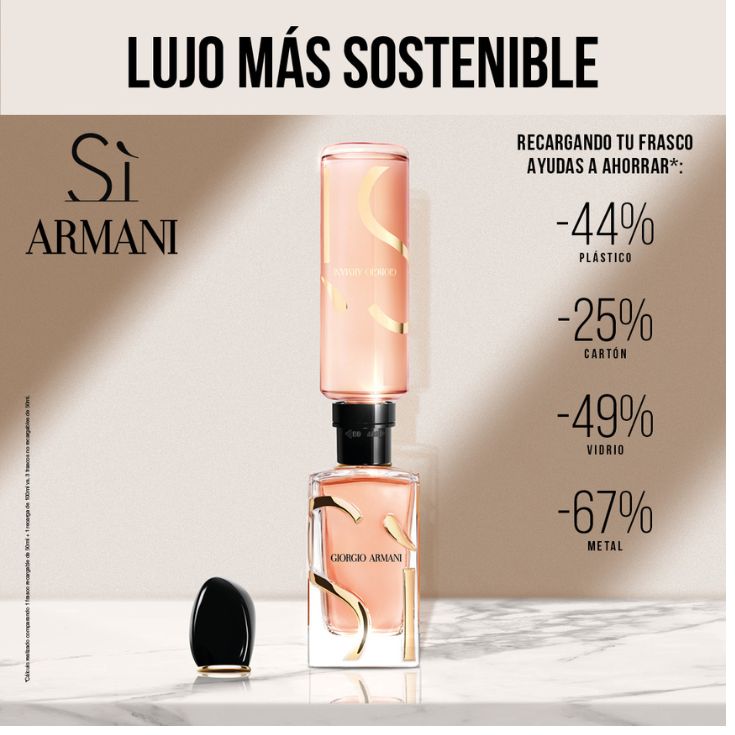 armani si eau de parfum recarga 100ml