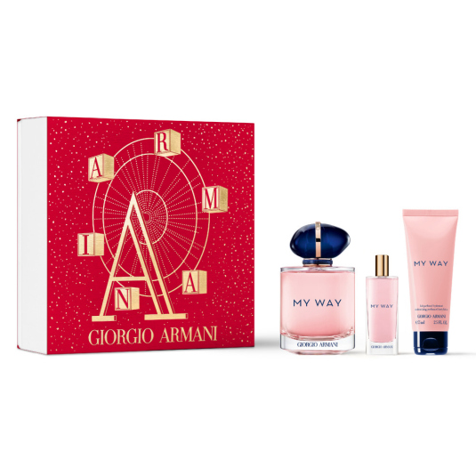 armani my way eau de parfum 90ml cofre 3 piezas