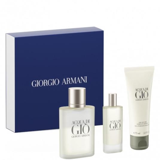 armani acqua di gio pour homme 100ml cofre 3 piezas