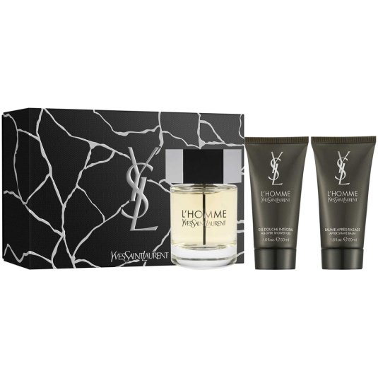 ysl l'homme eau de toilette 100ml cofre 3 piezas