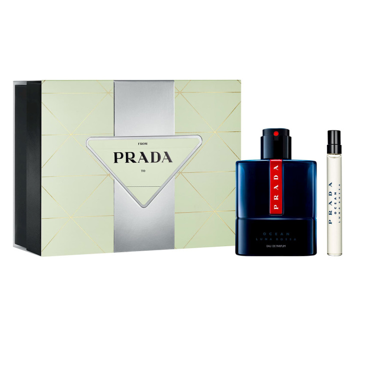 prada luna rossa ocean eau de parfum 100ml cofre 3 piezas