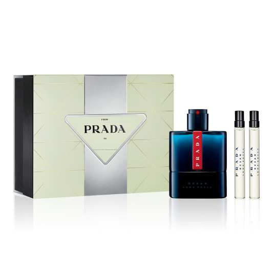 prada luna rossa ocean eau de toilette 100ml cofre 3 piezas