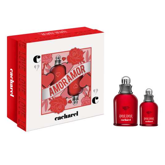 amor amor edt 100ml cofre san valentin 2 piezas