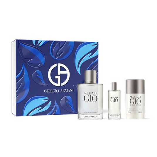 armani acqua di gio pour homme edt 100ml cofre 3 piezas