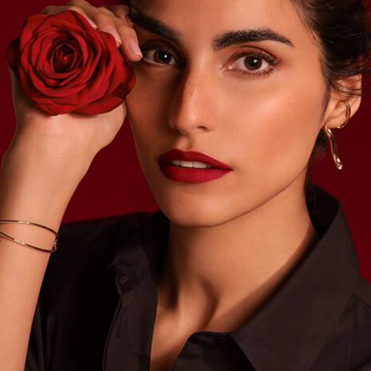 lancome barra de labios drama matte