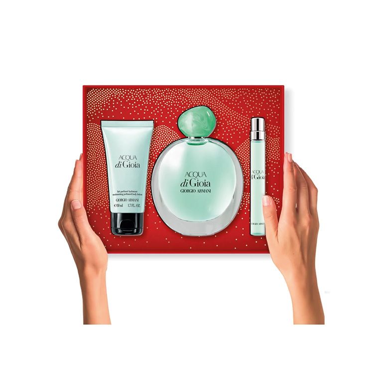 armani acqua gioia eau de parfum 100ml cofre 3 piezas