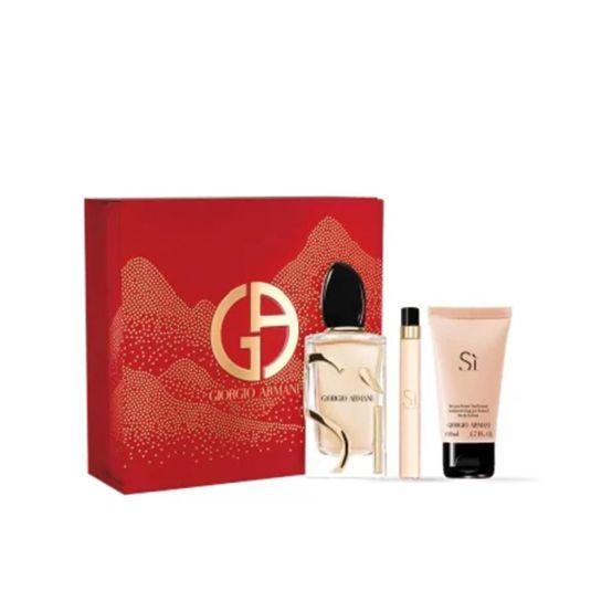 armani si eau de perfum 100ml cofre 3 piezas