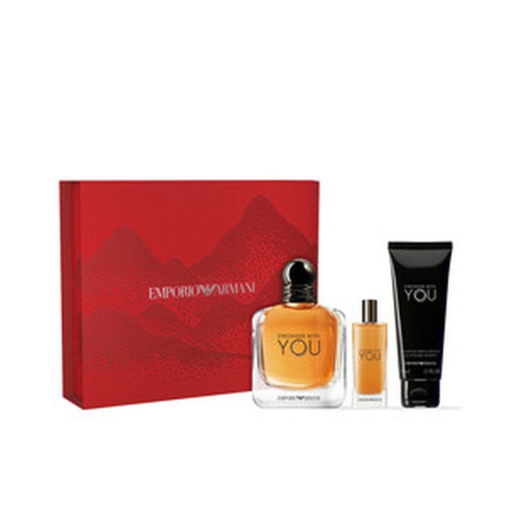 armani stronger with you edt 100ml set