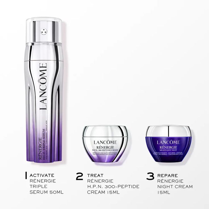 lancome renergie triple serum 50ml cofre 3 piezas