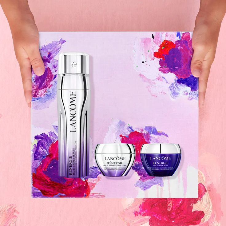 lancome renergie triple serum 50ml cofre 3 piezas