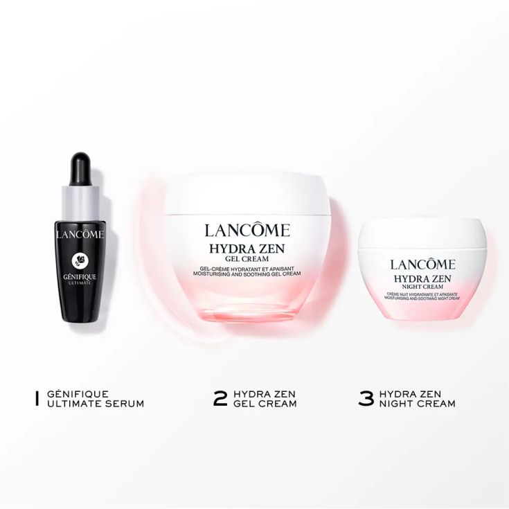 lancome hydra-zen gel crema 50ml cofre 3 piezas