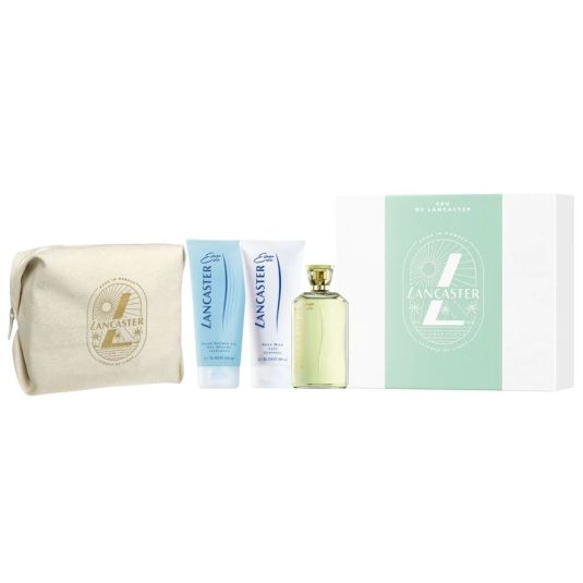 eau de lancaster eau de toilette 125ml cofre 3 piezas + neceser eau de lancaster eau de toilette 125ml cofre 3 piezas + neceser