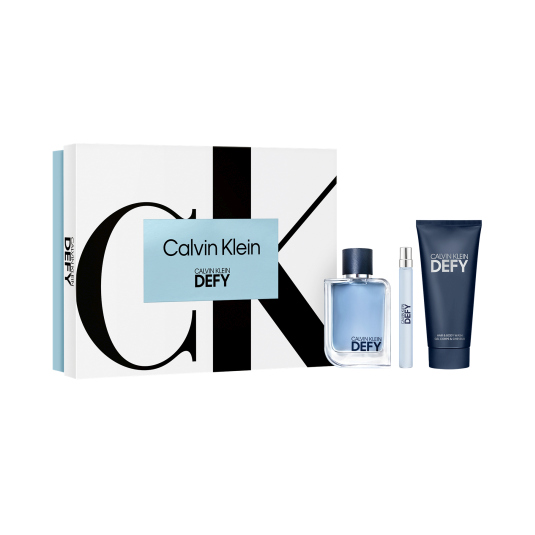 calvin klein ck defy eau de toilette 100ml cofre 3 piezas calvin klein ck defy eau de toilette 100ml cofre 3 piezas