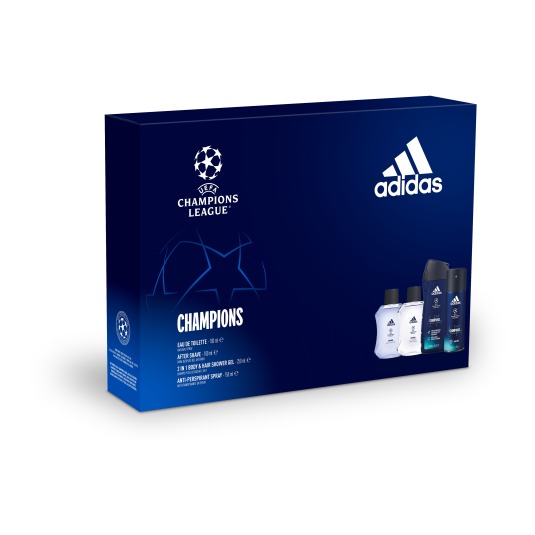 adidas uefa 8 men eau de toillete 100mo estuche 4 piezas