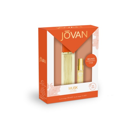 jovan musk eau de toilette 100ml estuche 2 piezas
