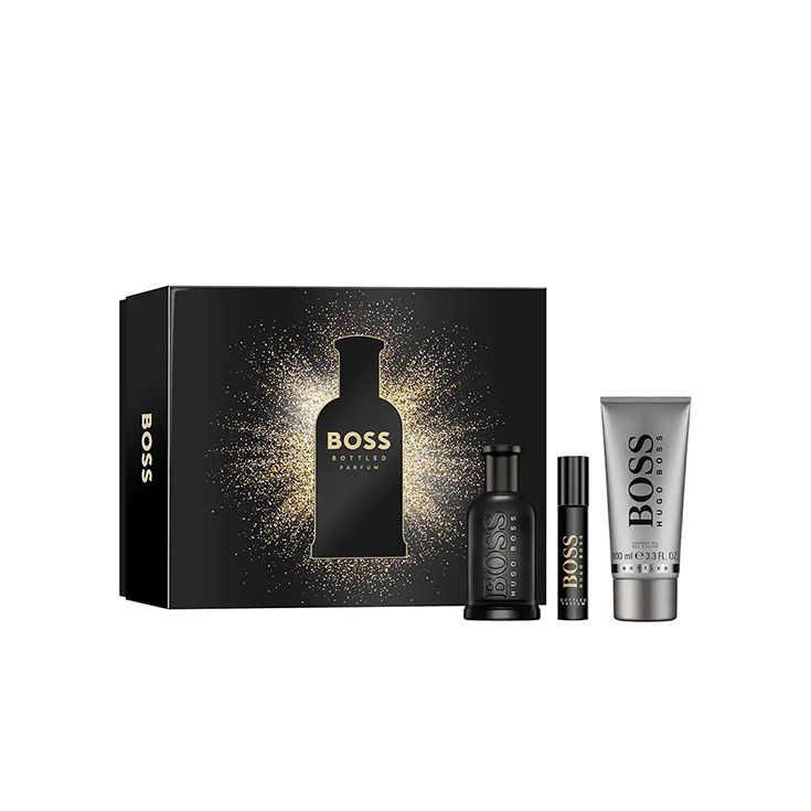 boss bottled parfum 100ml cofre 3 piezas boss bottled parfum 100ml cofre 3 piezas