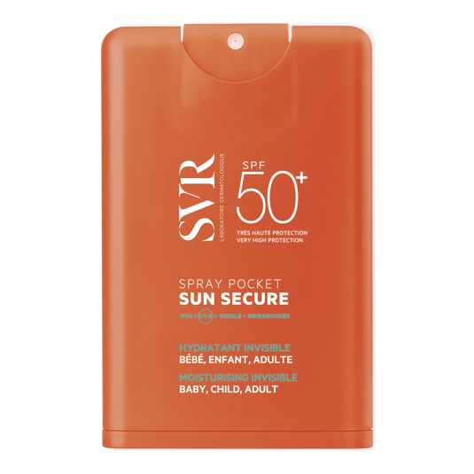 svr sun secure spray pocket spf50+ 20ml formato bolsillo