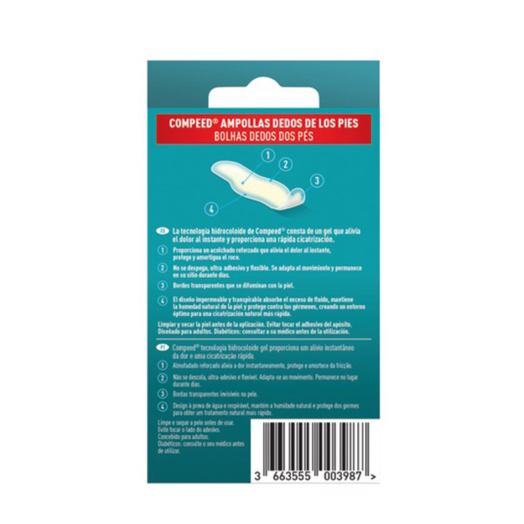 compeed ampollas dedos pies 9 unidades