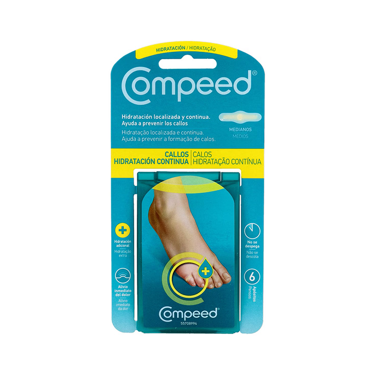 compeed ampollas callos hidratacion 6 unidades
