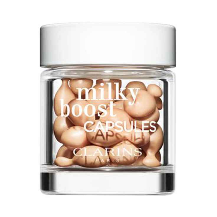 clarins milky boost base de maquillaje en capsulas
