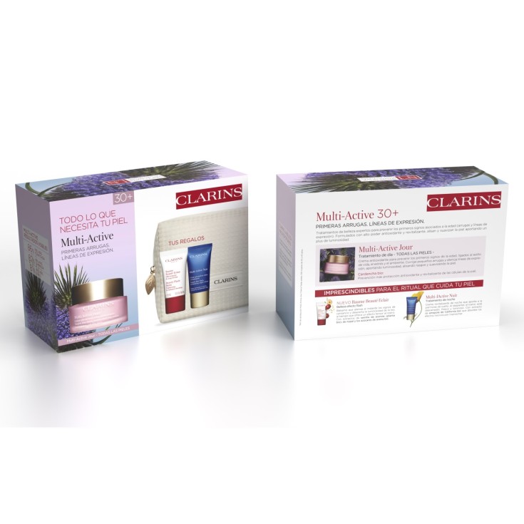 clarins multi-activa 30+ crema dia 50ml topo tipo piel set 5piezas clarins multi-activa 30+ crema dia 50ml topo tipo piel set 5piezas