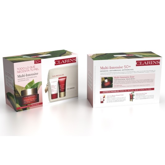 clarins multi intensiva crema dia piel seca 50ml set 5 piezas clarins multi intensiva crema dia piel seca 50ml set 5 piezas