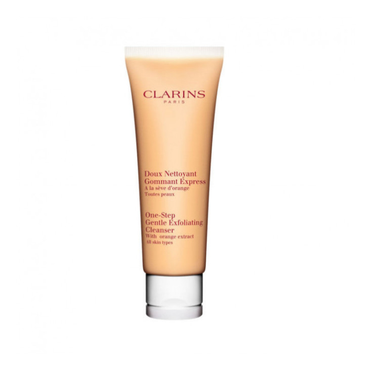 clarins limpiador exfoliante facial suave expres todo tipo de pieles 125ml