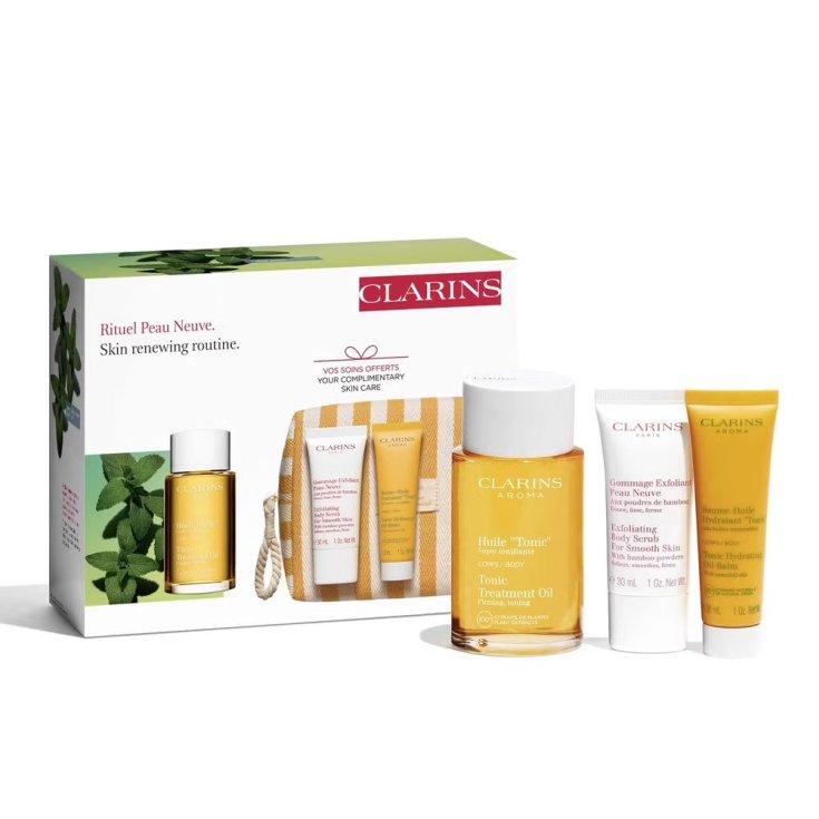 clarins aceite tonico new skin ritual set 3 piezas